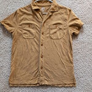J. Crew Slub Cotton Shirt Sleeve Shirt